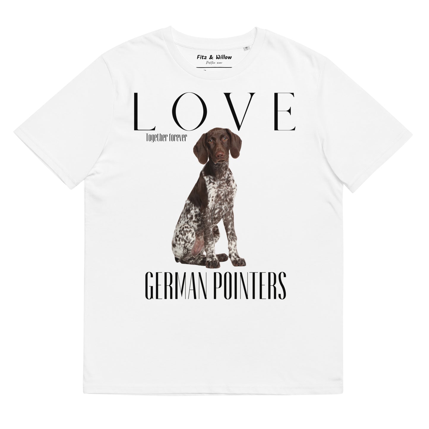 German Pointers lovers organic cotton t-shirt - Fitz & Willow