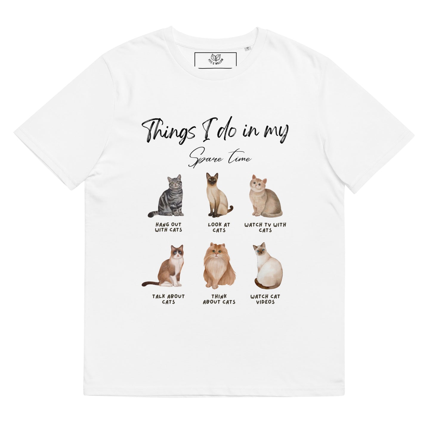 Felines, Unisex organic cotton t-shirt - Fitz & Willow