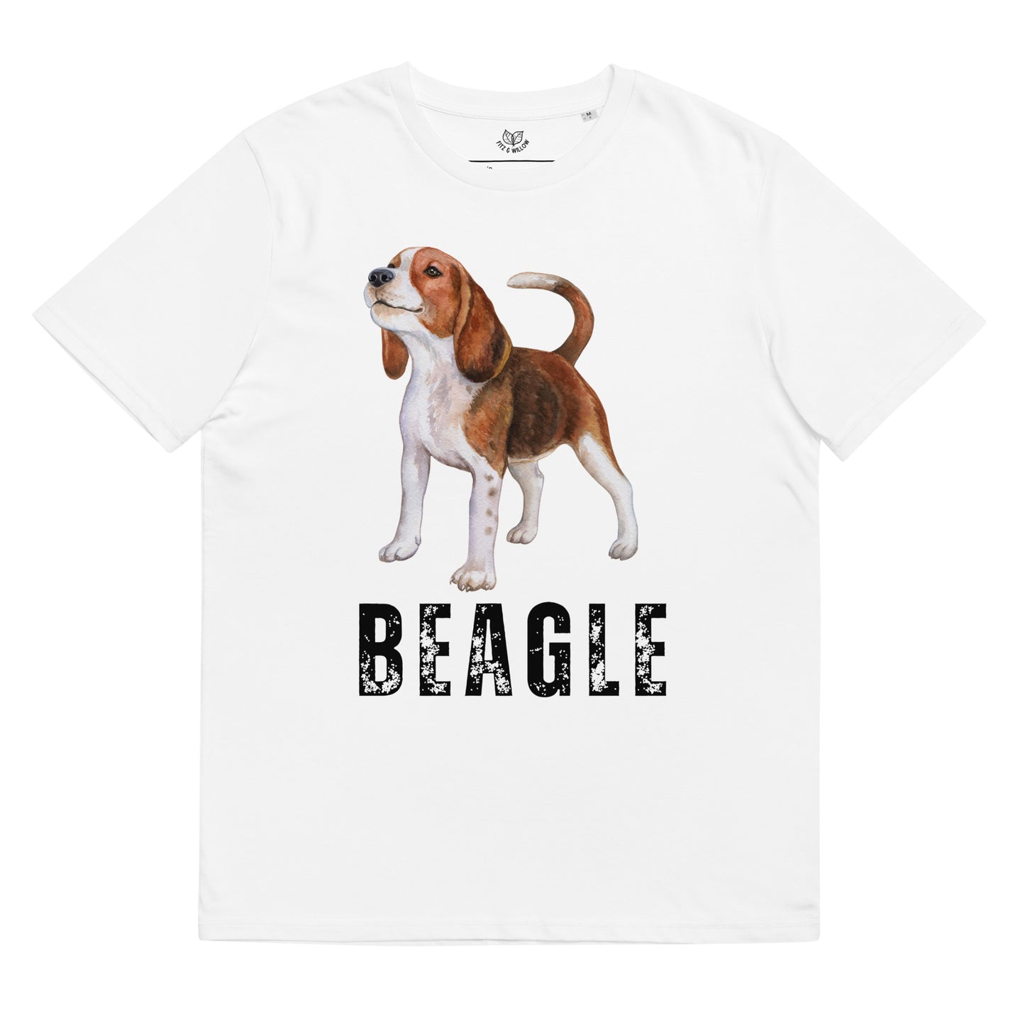 Beagle Love, Unisex organic t-shirt - Fitz & Willow