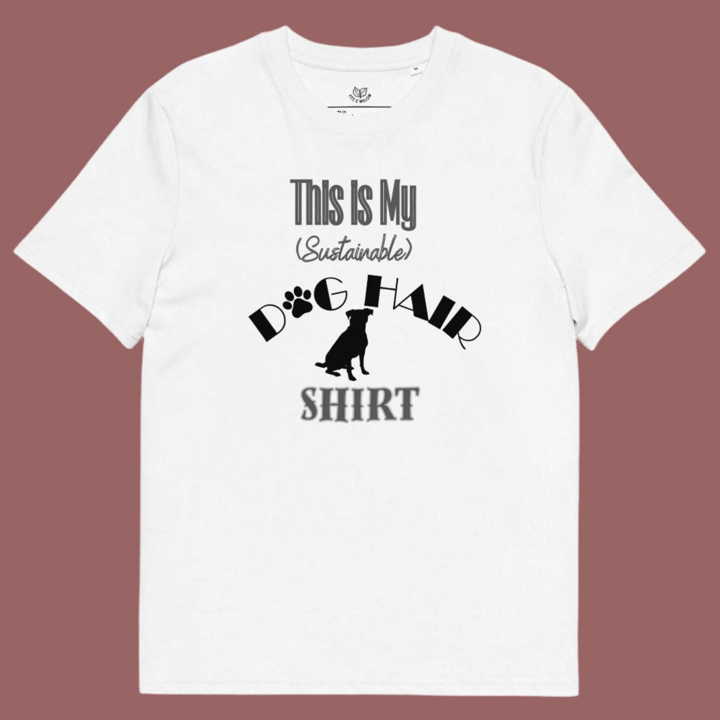 Unisex eco-responsible  t-shirt, dog hair - Fitz & Willow