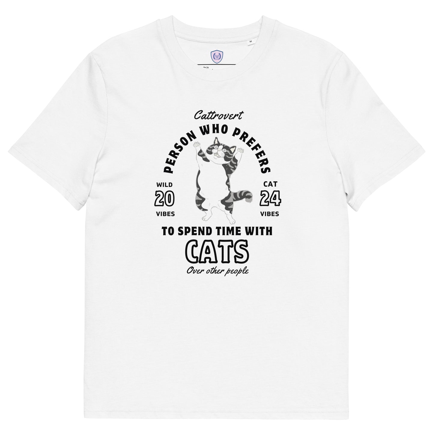 Cattrovert, organic cotton t-shirt - Fitz & Willow