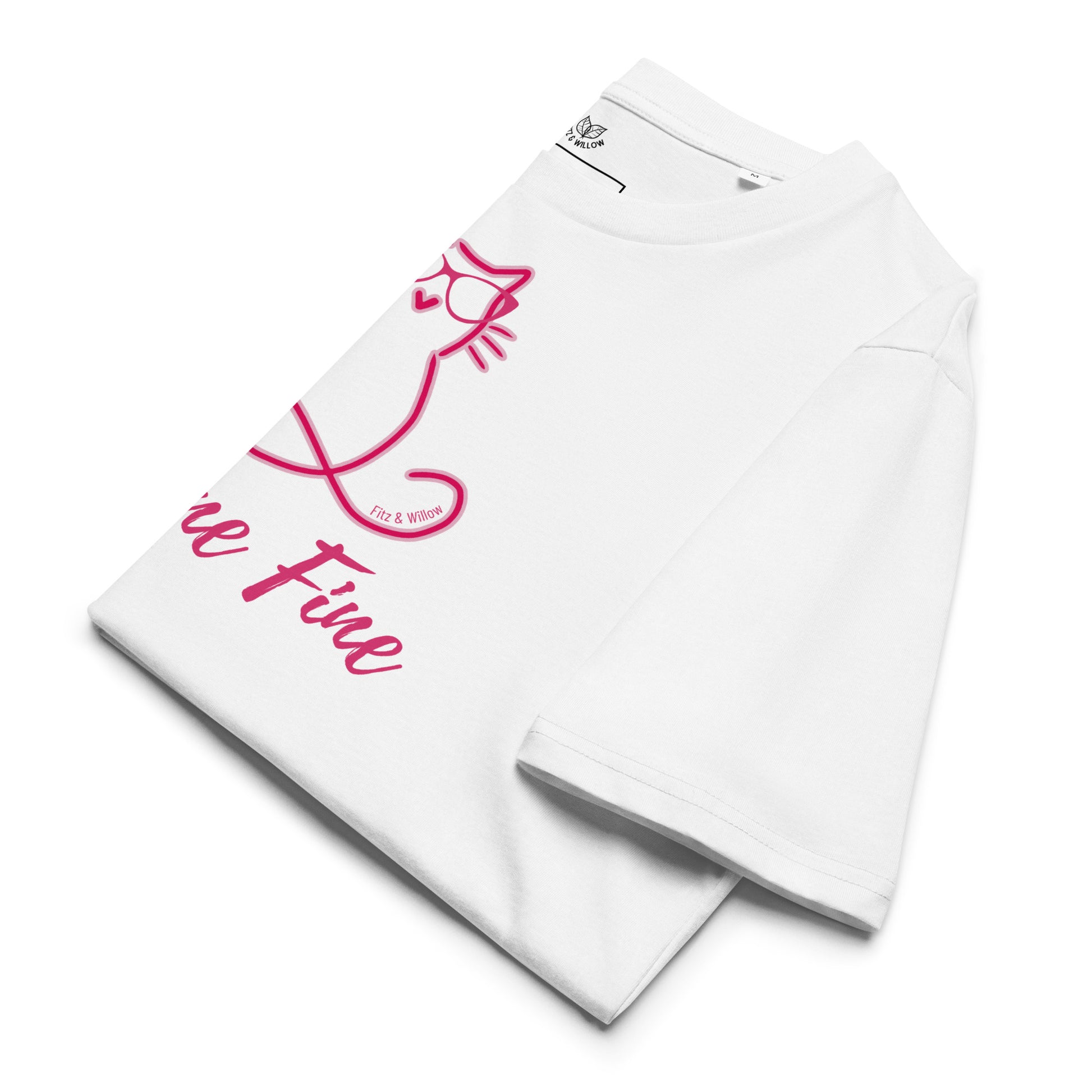 Feline Fine. organic cotton t-shirt - Fitz & Willow