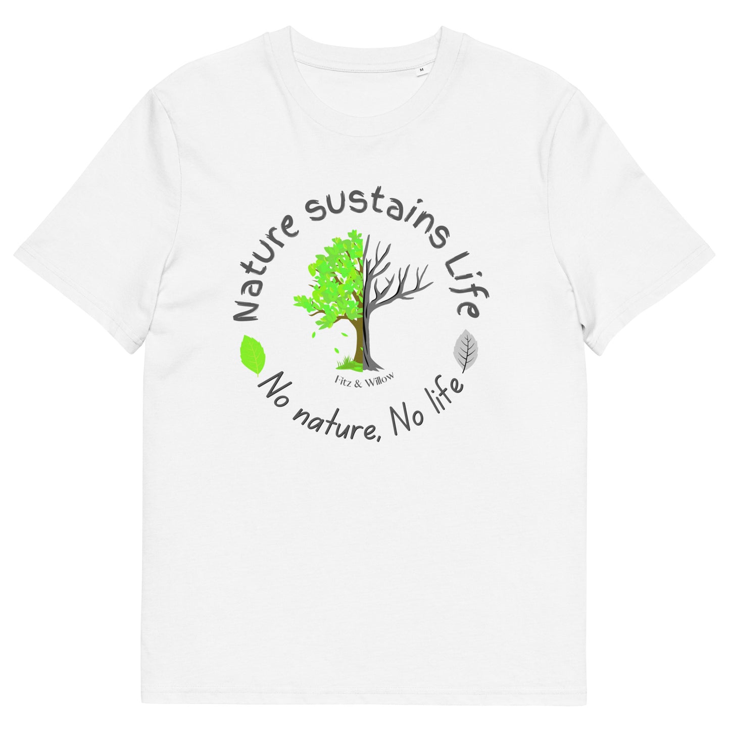 Nature is Life, Unisex organic cotton t-shirt - Fitz & Willow