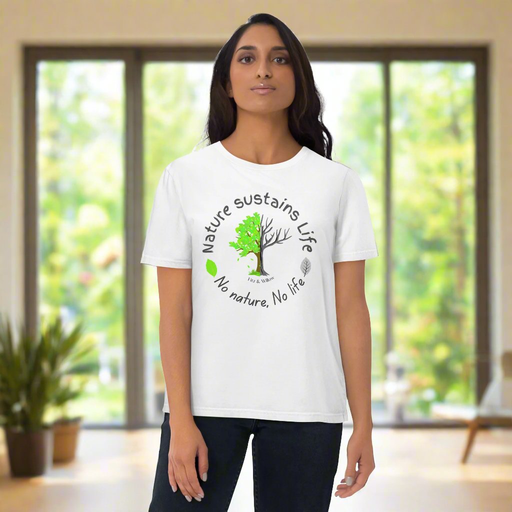 Nature is Life, Unisex organic cotton t-shirt - Fitz & Willow