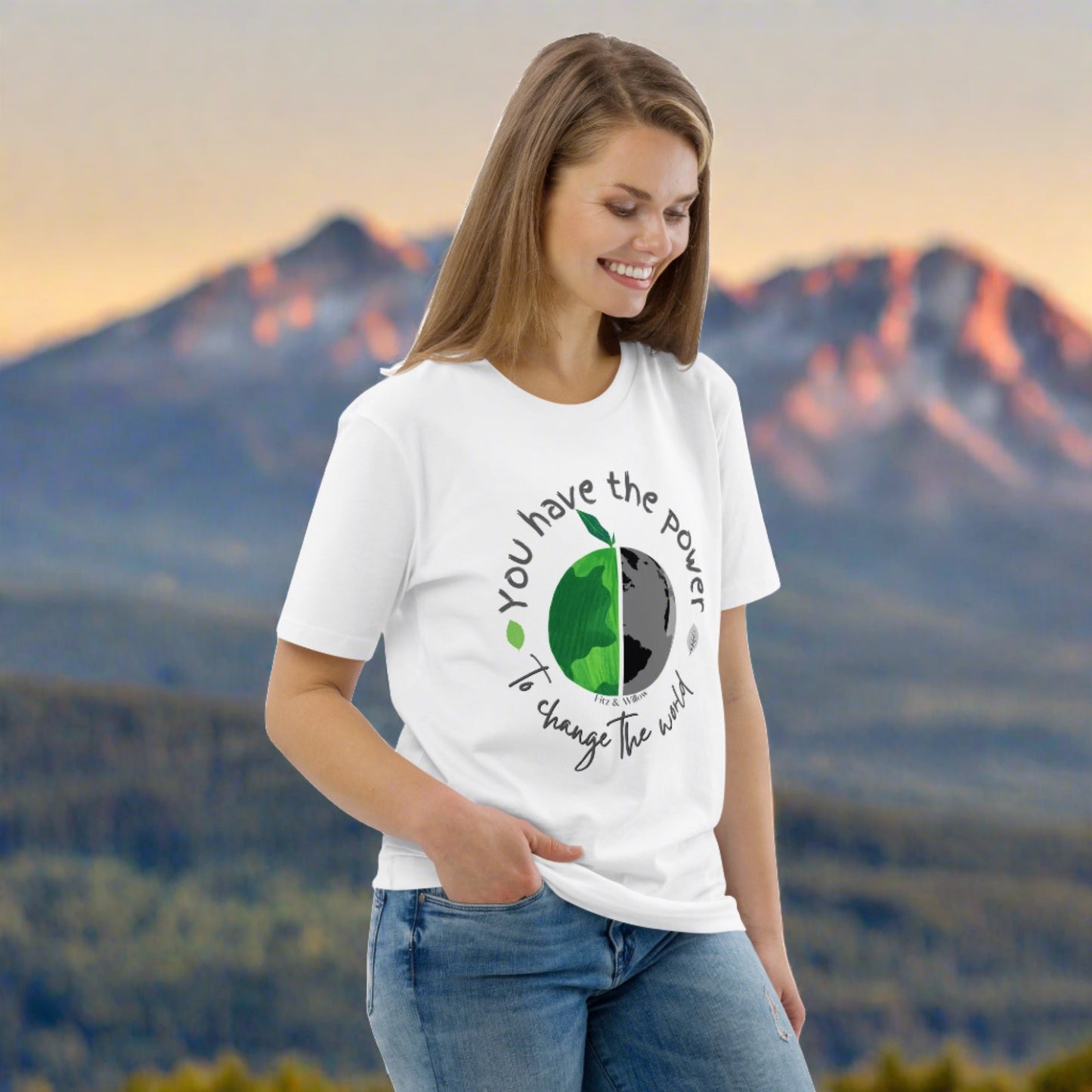 Earth Power, Unisex organic t-shirt - Fitz & Willow