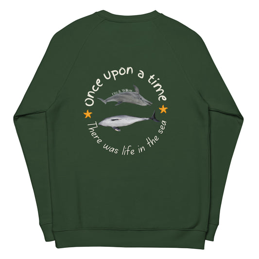 Protect Oceans, organic raglan sweatshirt - Fitz & Willow