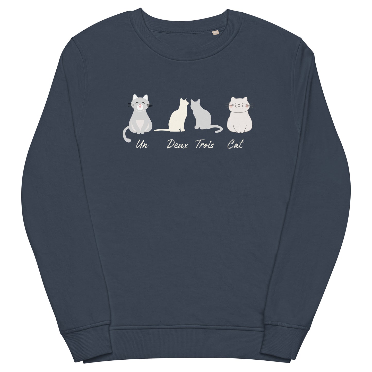 Four Cats, unisex organic sweatshirt, - Fitz & Willow