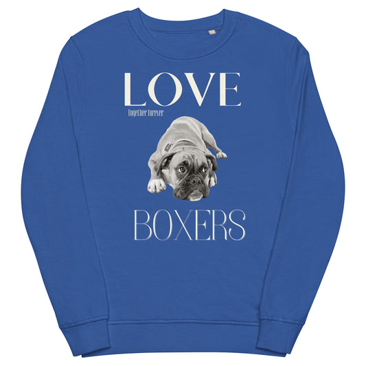 Boxer Dog Lovers organic sweatshirt - Fitz & Willow