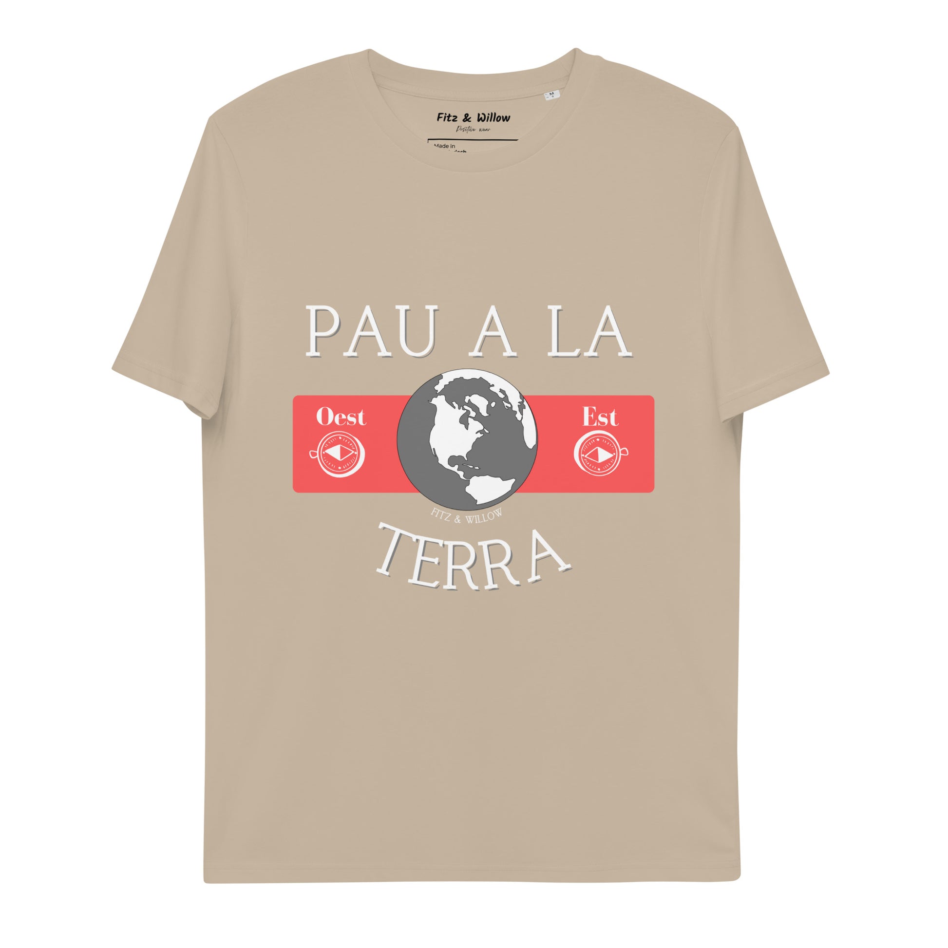 Unisex organic cotton t-shirt Peace - Fitz & Willow