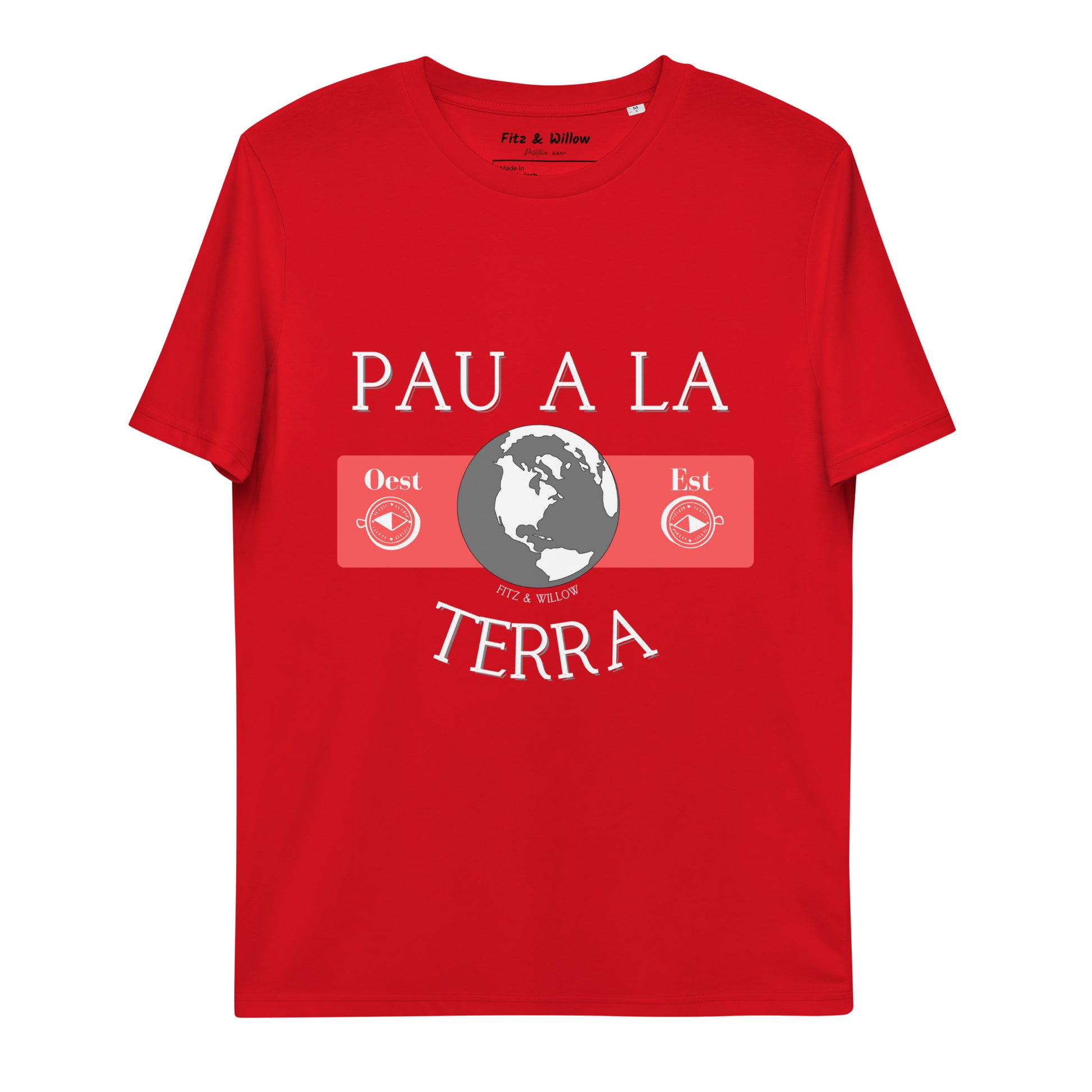 Unisex organic cotton t-shirt Peace - Fitz & Willow